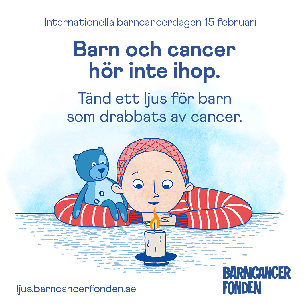 Dela med dina nära och kära för att uppmärksamma internationella barncancerdagen